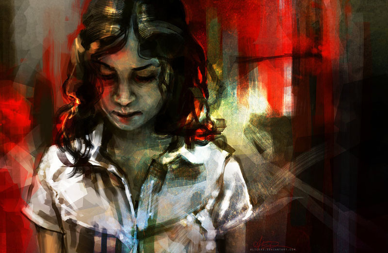 colorful paintings illustrations - Alice X Zhang
